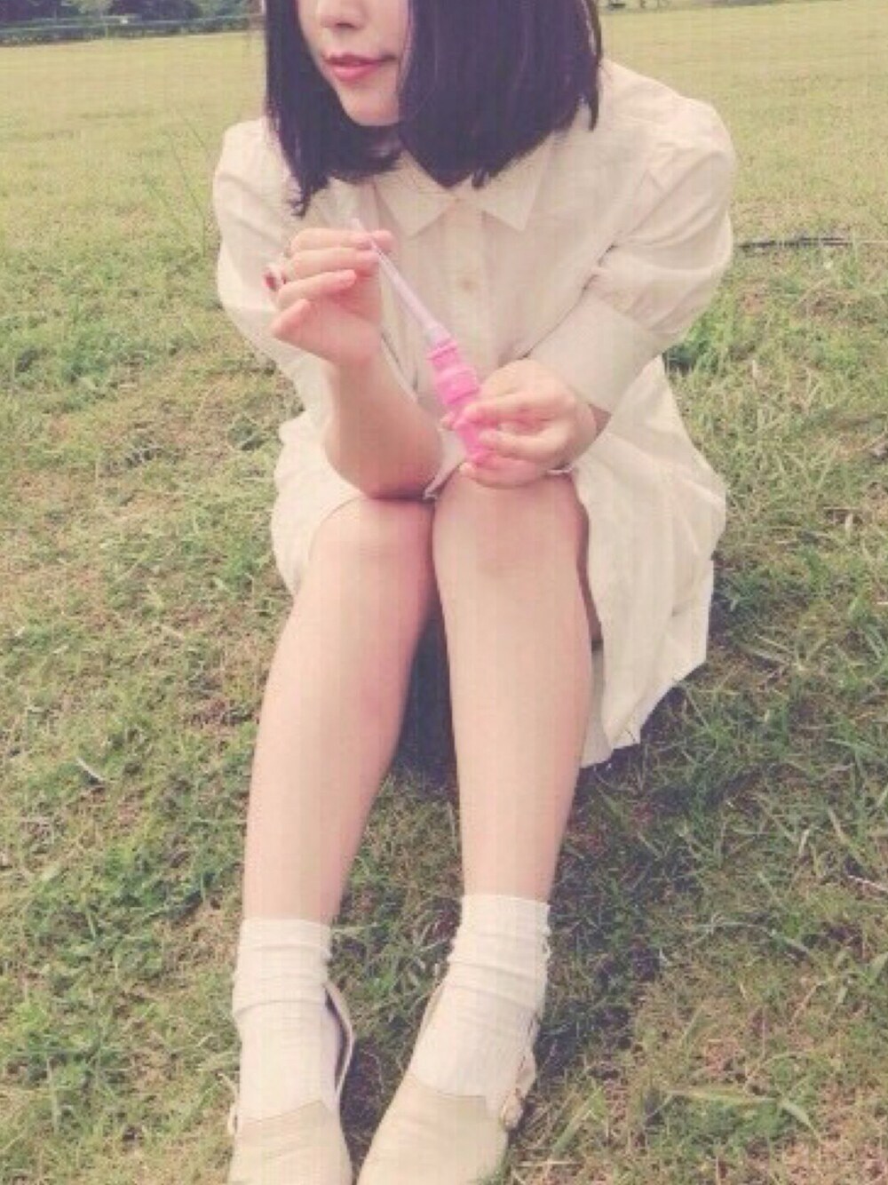 「vintage、ビンテージ、古着、リング、クラダリング、ホワイト、white、ワンピース、onepiece、鹿児島」｜「VINTAGEのアイテム（ワンピース、ホワイト系）」を使った、sasaki mayaさん（レディース・152cm）の夏コーディネートの1枚目の写真