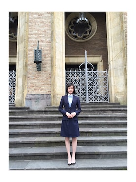 「スーツ」｜makiさん（レディース・166cm）の春コーディネート