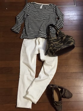 「Trading Post（トレーディングポスト）のアイテム」を使った、meroさん（レディース・153cm）の秋コーディネート