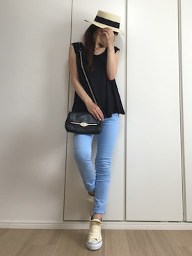 すずこさん（レディース・158cm）の夏コーディネート