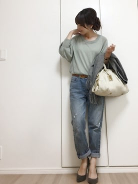 「crolla（クローラ）のアイテム」を使った、すずこさん（レディース・158cm）の秋コーディネート