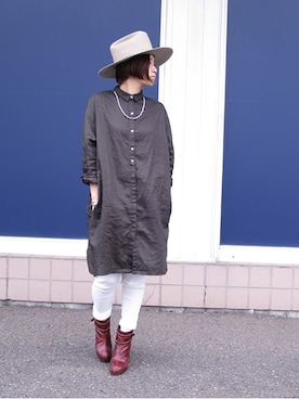 「ARCHI（アーキ）のアイテム」を使った、mikiさん（レディース・157cm）の春コーディネート