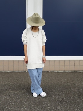 「ARCHI（アーキ）のアイテム」を使った、mikiさん（レディース・157cm）の夏コーディネート