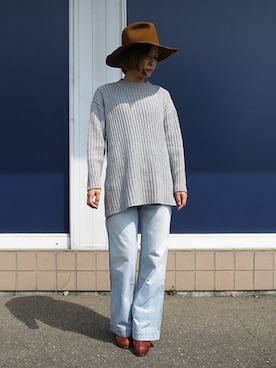 「ARCHI（アーキ）のアイテム」を使った、mikiさん（レディース・157cm）の秋コーディネート