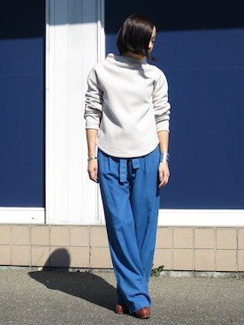 「ARCHI（アーキ）のアイテム」を使った、mikiさん（レディース・157cm）の秋コーディネート