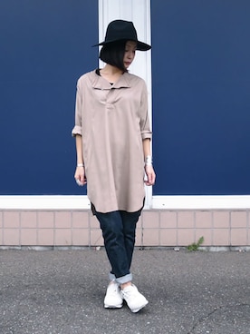 「ARCHI（アーキ）のアイテム」を使った、mikiさん（レディース・157cm）の秋コーディネート