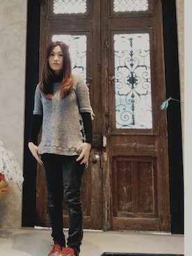 「diamond-bar（ダイヤモンドバー）のアイテム」を使った、tomorin_riさん（レディース・155cm）の春コーディネート