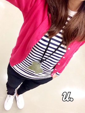 「Pont de Chalons（ポンデシャロン）のアイテム」を使った、u.さん（レディース・162cm）の春コーディネート