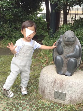 ponさん（キッズ・80cm）の秋コーディネート