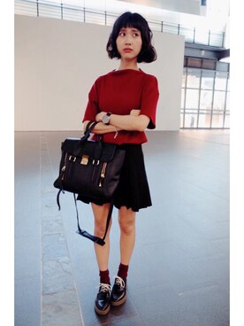 「skirt」｜「アイテム（その他シューズ）」を使った、m_haaanさん（レディース・158cm）の夏コーディネート