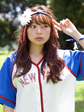 「サッカー」｜「アイテム（ワンピース/ドレス）」を使った、wacochacoさん（レディース・163cm）の夏コーディネート