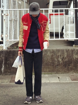 カジワラさん（メンズ・176cm）の冬コーディネート