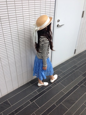 「おめかしコーデ」｜nnnさん（キッズ・110cm）の春コーディネート