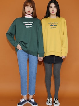 「アイテム（スウェット、その他）」を使った、66ガールズさん（レディース・158cm）の秋コーディネート