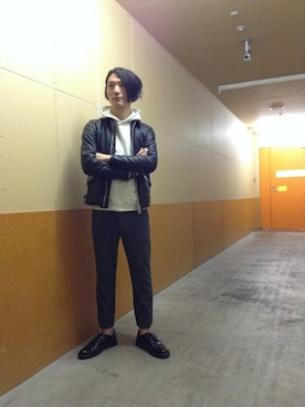 nano・universe 船橋店 STAFFさん（メンズ・173cm）の秋コーディネート