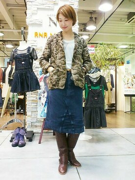 Kaoriさん（レディース・166cm）の秋コーディネート