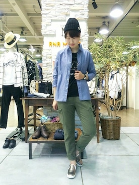 Kaoriさん（レディース・166cm）の春コーディネート