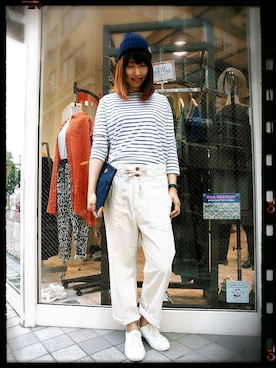 Kaoriさん（レディース・166cm）の夏コーディネート