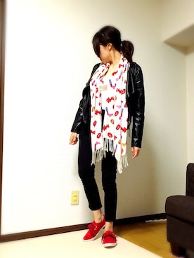「ANAP（アナップ）のアイテム（つなぎ/オールインワン）」を使った、kikoaさん（レディース・156cm）の秋コーディネート