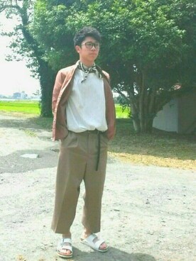 Tatsuyoshiさん（メンズ・171cm）の夏コーディネート