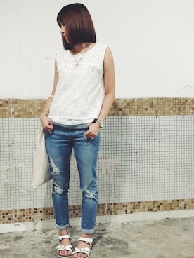 えんさん（レディース・158cm）の夏コーディネート