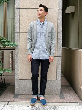 「nonnative（ノンネイティブ）のアイテム（その他シューズ）」を使った、KAMEさん（メンズ・172cm）の夏コーディネート