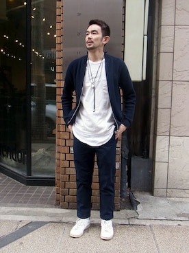 「ロング丈」｜KAMEさん（メンズ・172cm）の春コーディネート