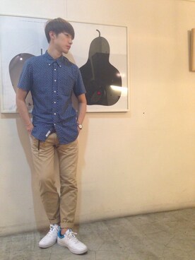 並木一樹さん（メンズ・180cm）の夏コーディネート