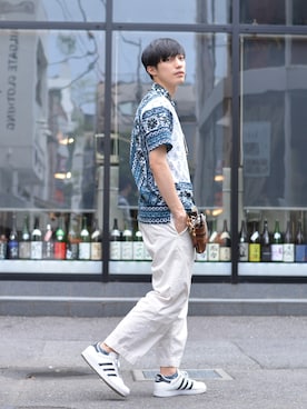 「スーパースター」｜並木一樹さん（メンズ・180cm）の夏コーディネート