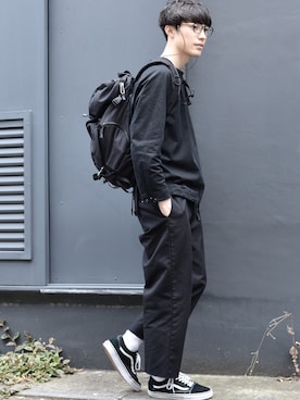 「アイテム（バックパック/リュック）」を使った、並木一樹さん（メンズ・180cm・30代）の夏コーディネート