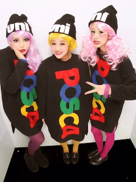 「アイテム（アナログ腕時計、ピンク系）」を使った、tsuzumiさん（レディース・160cm）の冬コーディネート