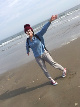 「スウェット×シャツ」｜hitommyさん（レディース・161cm）の秋コーディネート