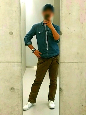 「勉強スタイル」｜STARKさん（メンズ・175cm）の春コーディネート