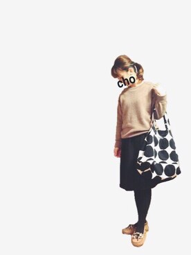 choucoさん（レディース・151cm）の冬コーディネート