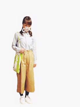 「エコバッグ」｜「アイテム（福袋/福箱）」を使った、choucoさん（レディース・151cm）の春コーディネート