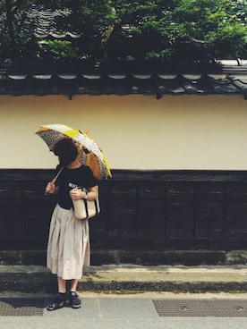 「7月WEAR夏のサンダル祭り」｜「アイテム（アナログ腕時計）」を使った、choucoさん（レディース・152cm）の夏コーディネート
