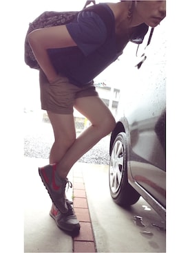 「UNITED ARROWS（ユナイテッドアローズ）のアイテム（ピアス（両耳用））」を使った、Nn.さん（レディース・163cm）の夏コーディネート