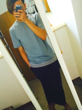 「Deviluse（Deviluse）のアイテム（アクセサリー）」を使った、上河勇介さん（メンズ・165cm）の夏コーディネート