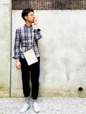 「CABANE de ZUCCa（カバンドズッカ）のアイテム（アクセサリー）」を使った、shojisanさん（メンズ・175cm）の春コーディネート