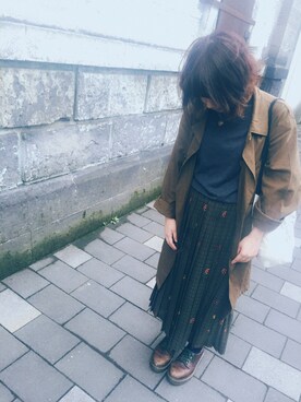 「人生の夏休み中」｜g a t s uさん（レディース・158cm）の秋コーディネート