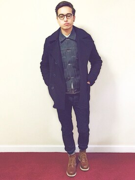 「Daniel Wellington」｜Diaz さん（メンズ・183cm）の冬コーディネート