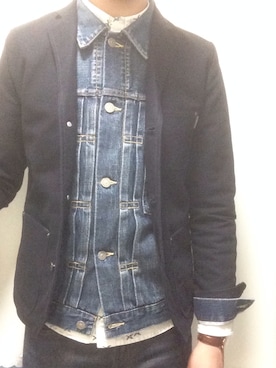 「Daniel Wellington」｜Diaz さん（メンズ・183cm）の冬コーディネート