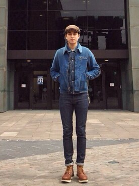 「Daniel Wellington」｜Diaz さん（メンズ・183cm）の春コーディネート