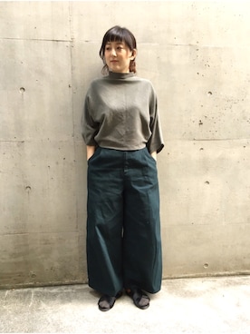 「I am I （アイアムアイ）のアイテム」を使った、Yui Takataさん（レディース・160cm）の秋コーディネート