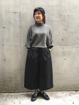 「I am I （アイアムアイ）のアイテム」を使った、Yui Takataさん（レディース・160cm）の秋コーディネート