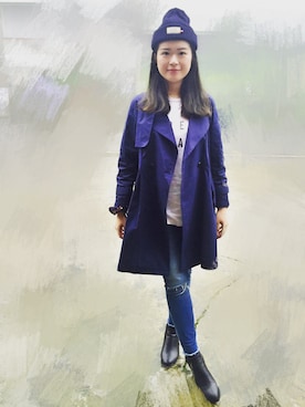 「Marjorie（マージョリー）のアイテム（ジャケット/アウター）」を使った、stellaさん（レディース・173cm）の春コーディネート