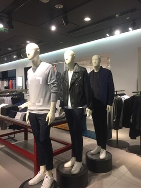 「H&M（エイチ・アンド・エム）のアイテム（ジャケット/アウター）」を使った、huangfujianwenさん（メンズ・180cm・20代）の夏コーディネート