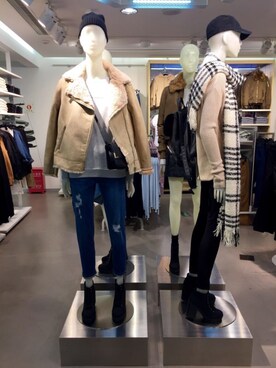 「H&M（エイチ・アンド・エム）のアイテム（その他）」を使った、huangfujianwenさん（レディース・175cm）の秋コーディネート