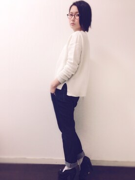 「BLAZE（ブレイズ）のアイテム」を使った、のぐちさん（レディース・163cm）の春コーディネート