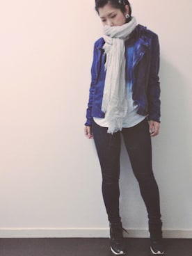 「muubaa（ムーバー）のアイテム」を使った、のぐちさん（レディース・163cm）の春コーディネート